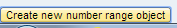 Create New Number Range Object Create New Number Range Object