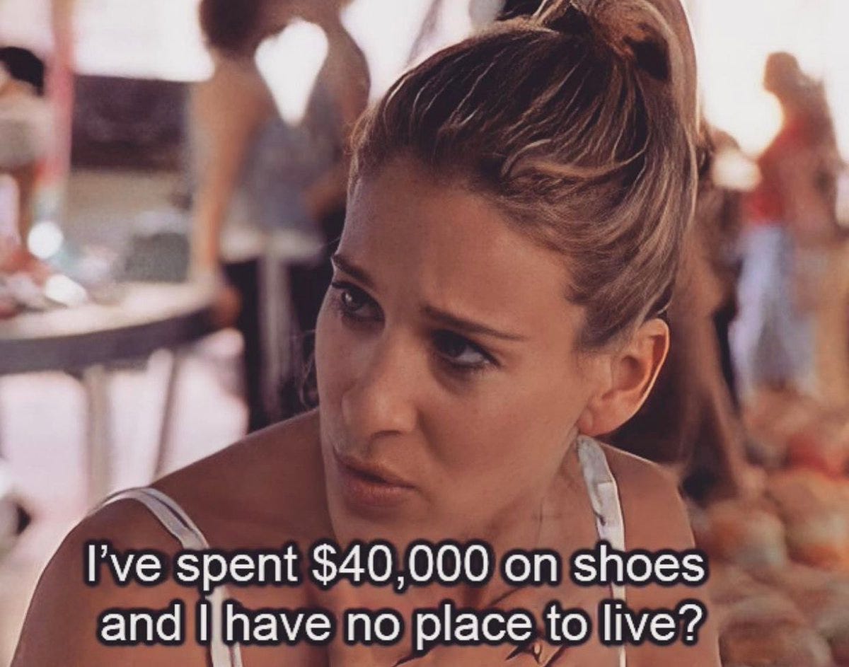 The life of Carrie Bradshaw The life of Carrie Bradshaw