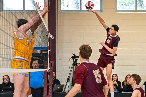 STAC Men's Volleyball Upsets LIU In Five-Set Road Thriller STAC Men's Volleyball Upsets LIU In Five-Set Road Thriller