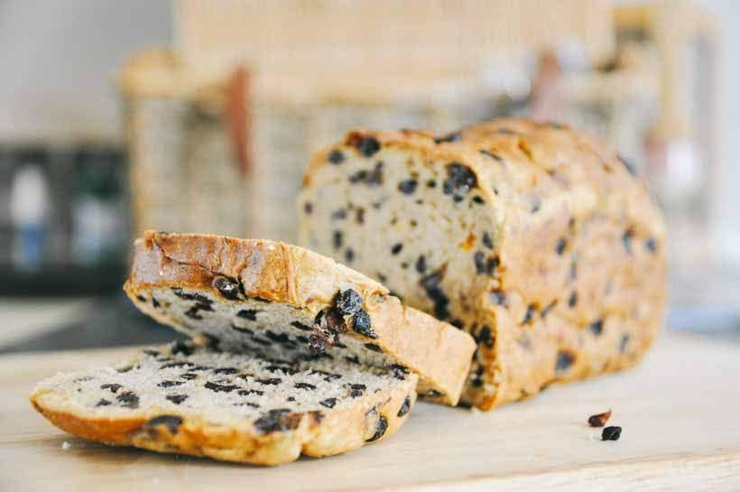 lincolnshire plum bread from welbourne's bakery, boston, england