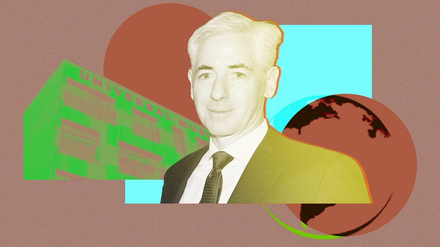 Bill Ackman Wants to Make a $64 Billion Bet on Bad Bunny, Drake, and Adele