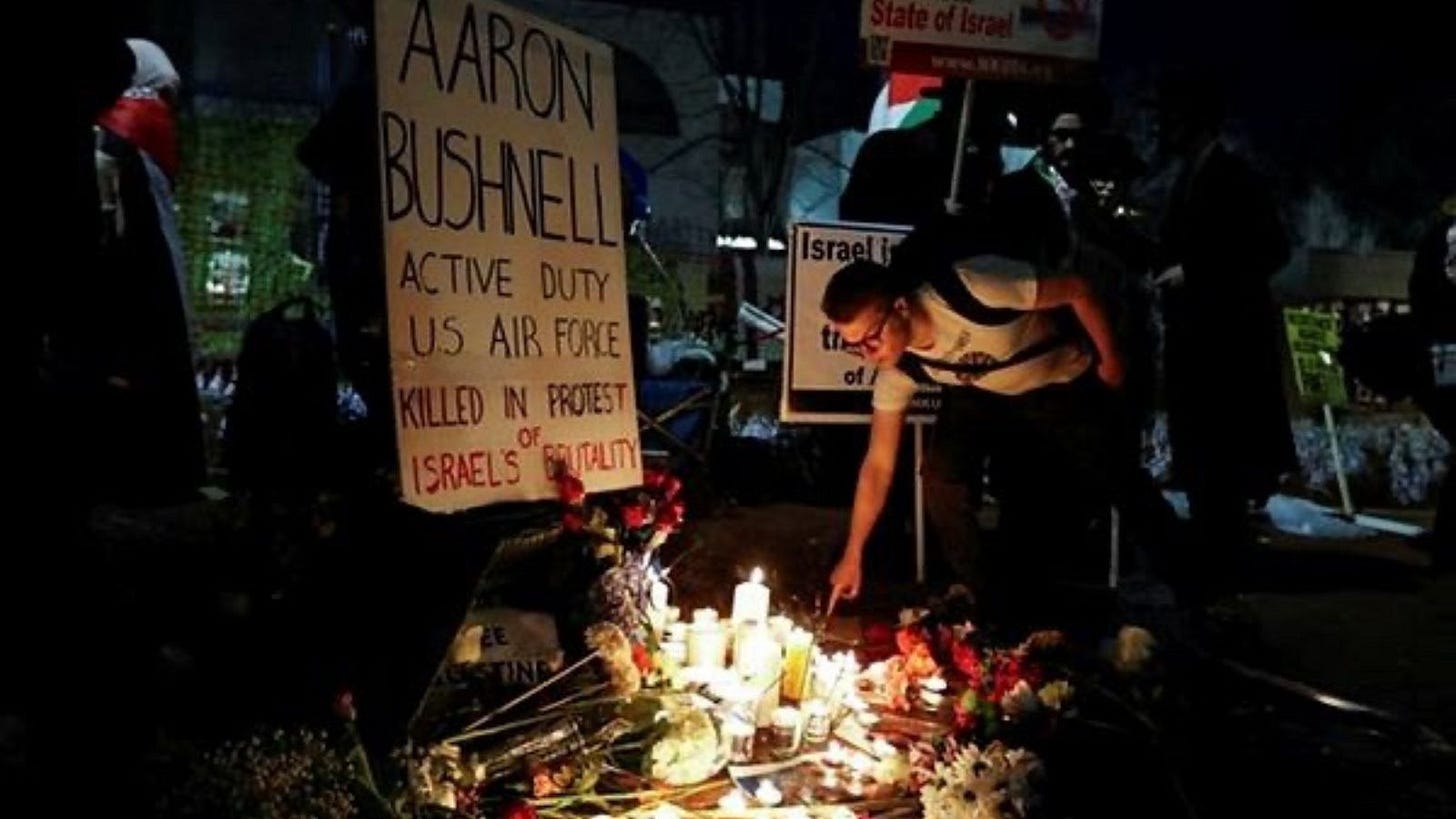 Who was Aaron Bushnell?