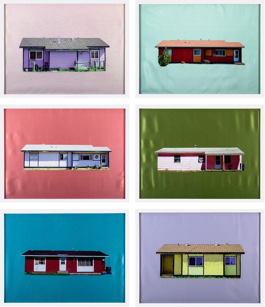 A collage of homes. A collage of homes.