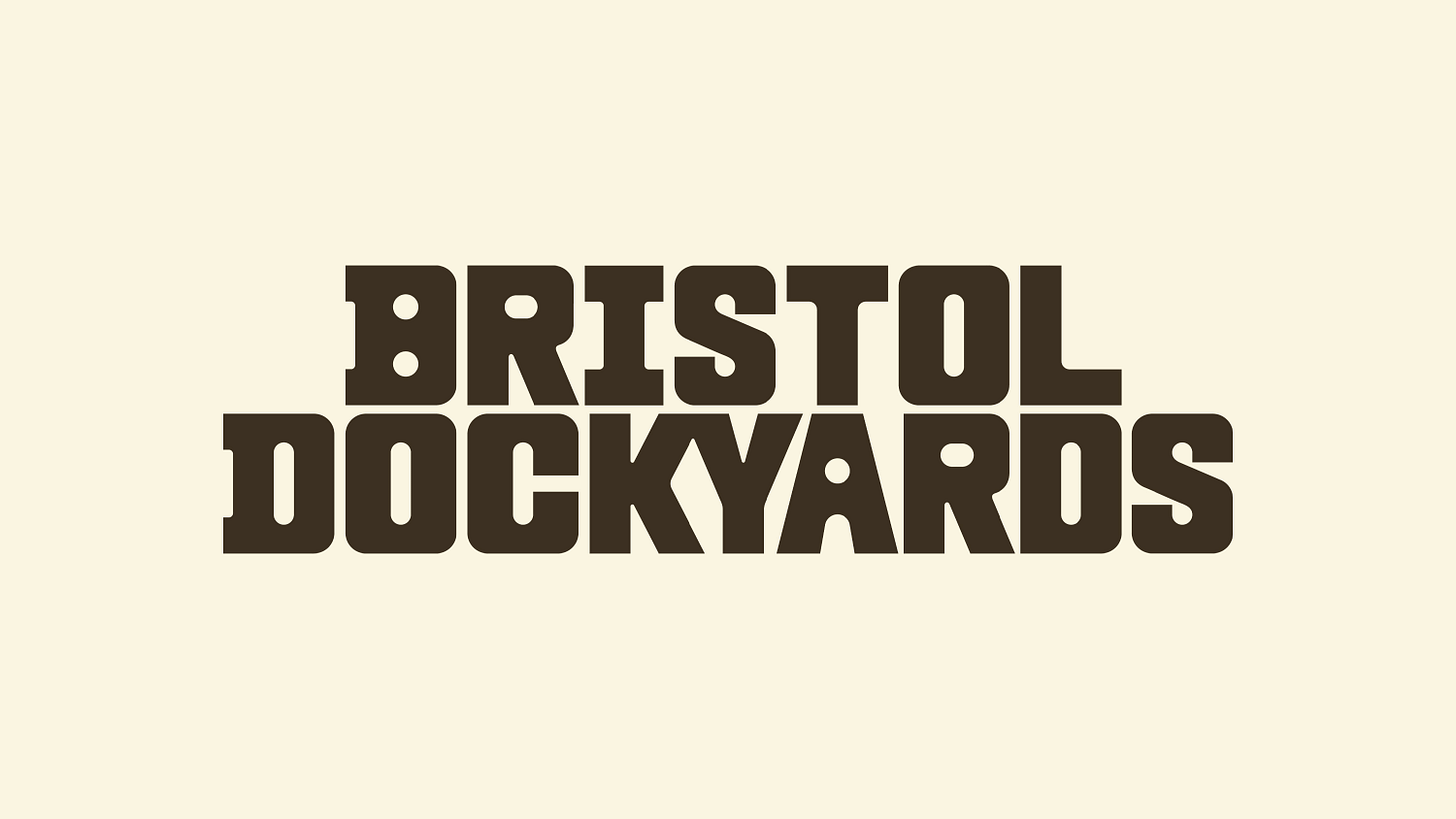 how and how bristol dockyards branding identity design bpo review logo wordmark typography
