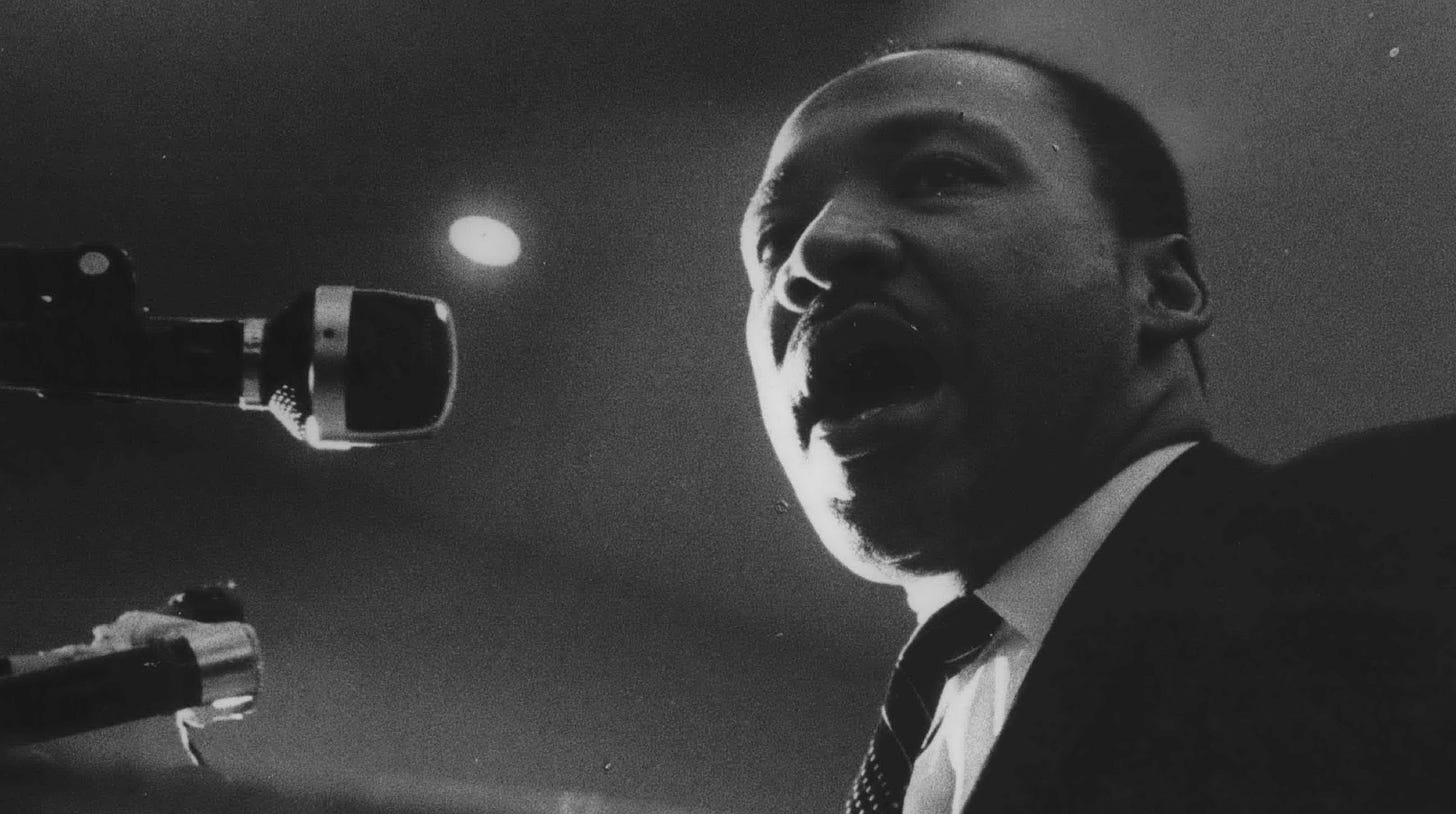 Martin Luther King Jr. preaching at the microphones, Cleveland, 1967 Martin Luther King Jr. preaching at the microphones, Cleveland, 1967