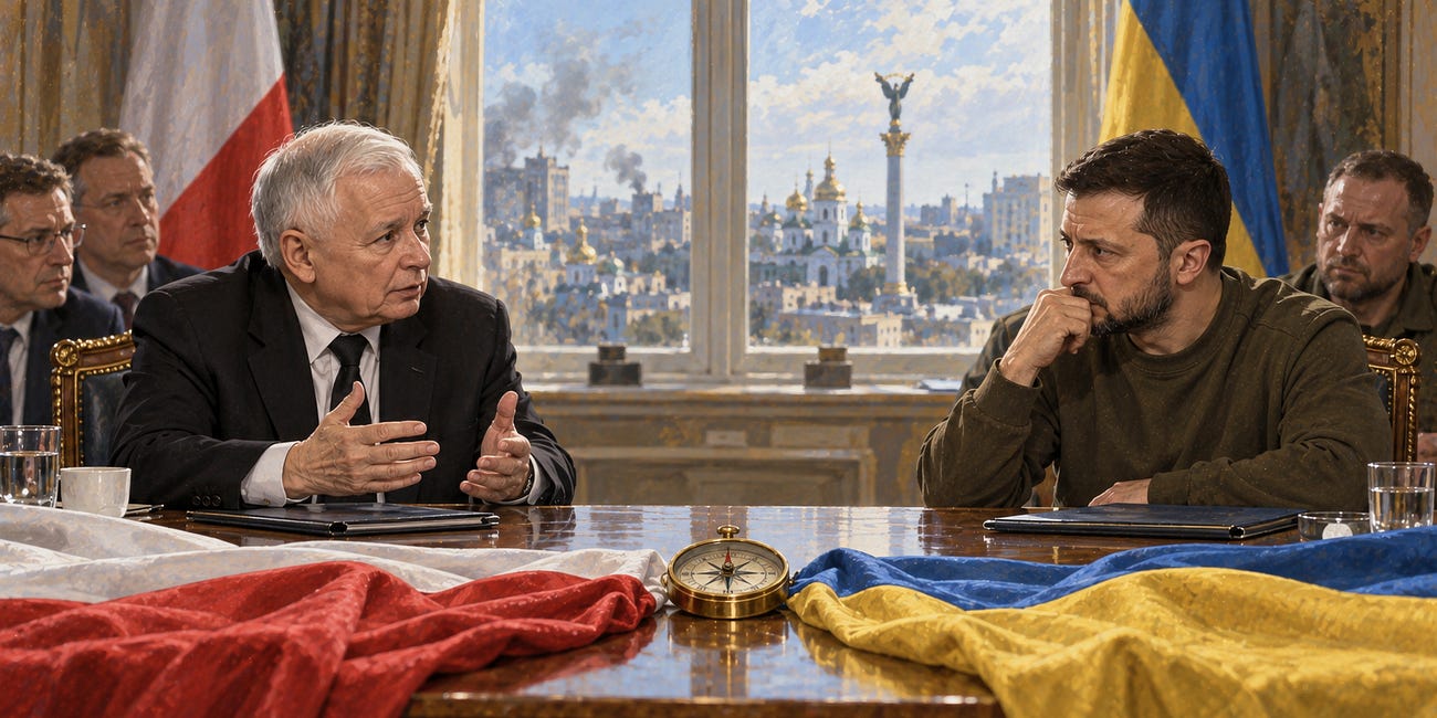 Kaczynski szerint Zelenszkij 2022-ben Lengyelország háborúba vonását és akár közös államot is felvetett