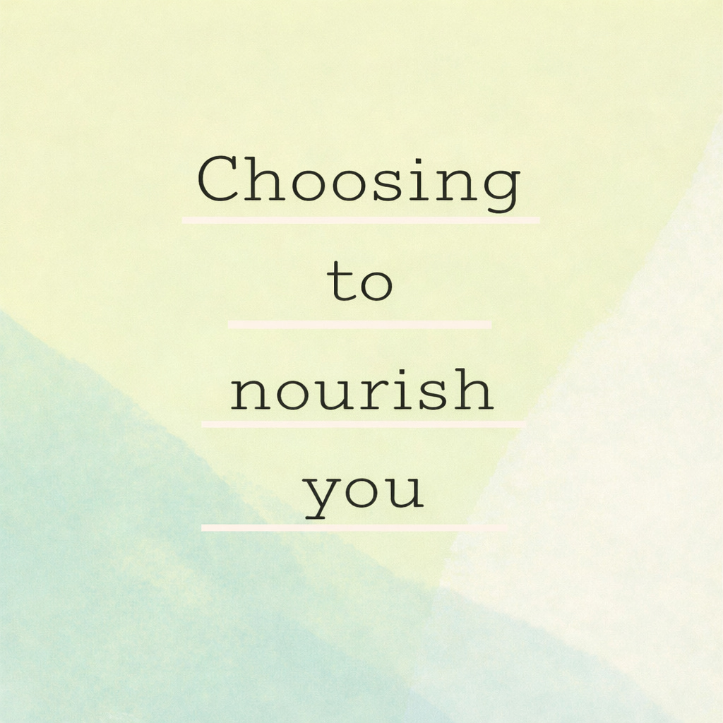 Choosing to nourish you Substack