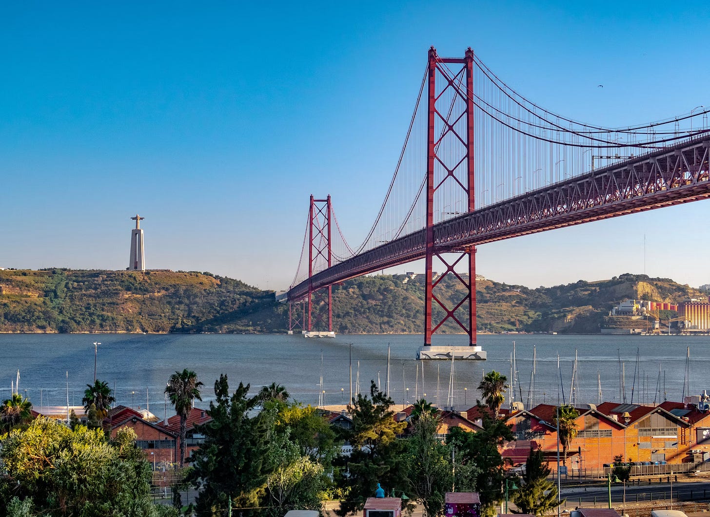 The 25 de Abril Bridge over the Tagus, Lisbon