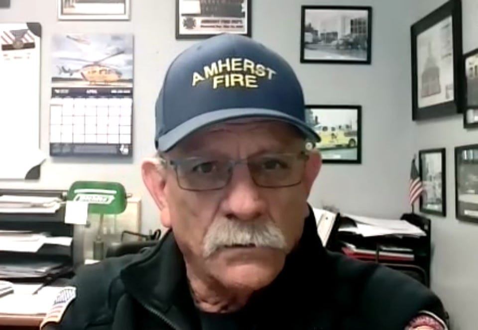 Amherst Fire Chief Jim Wilhelm Amherst Fire Chief Jim Wilhelm