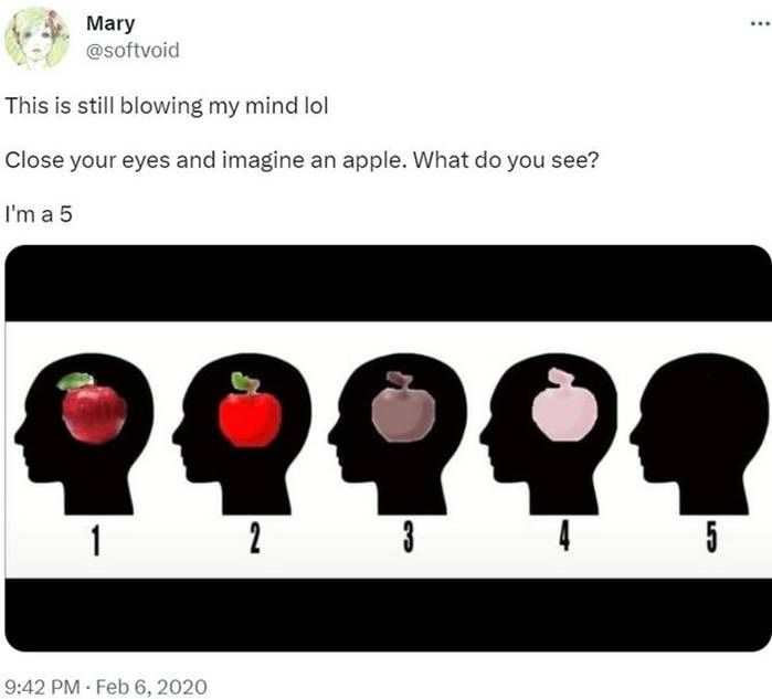 Think of an Apple In Your Head / Apple Visualization Exercise | Know Your  Meme