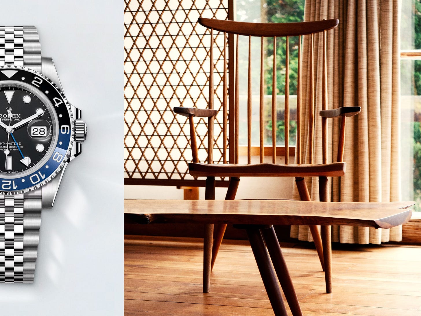 Image may contain Indoors Interior Design Wood Hardwood Furniture Chair Stained Wood and Floor Image may contain Indoors Interior Design Wood Hardwood Furniture Chair Stained Wood and Floor