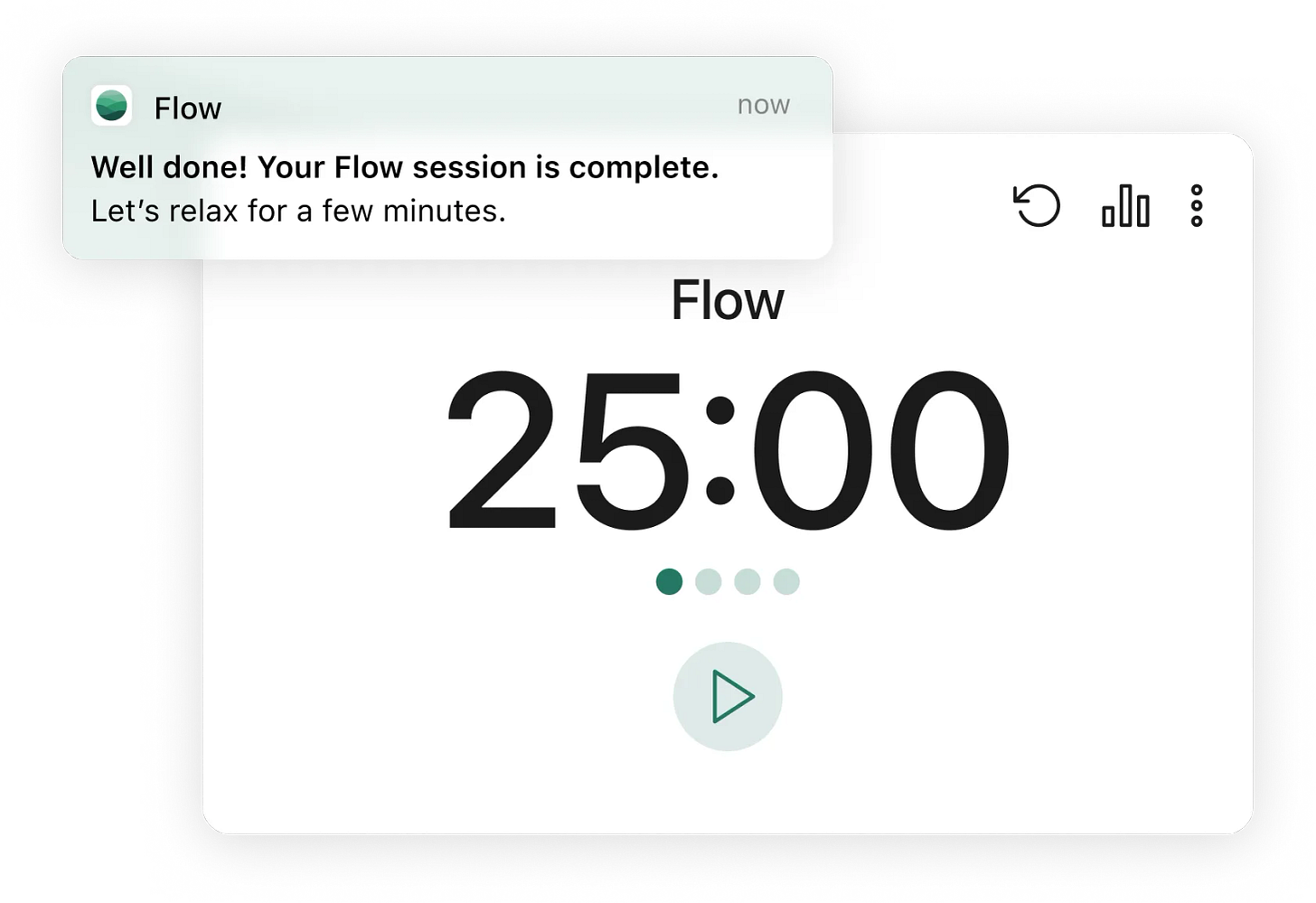 flow app on mac with notification