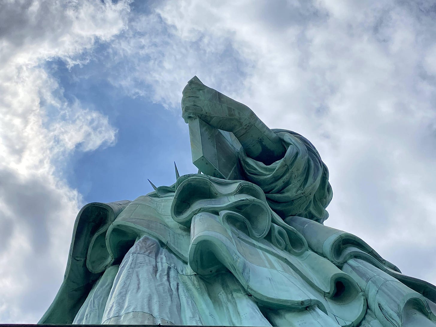 Statue of Liberty viewed from the pedestal Statue of Liberty viewed from the pedestal
