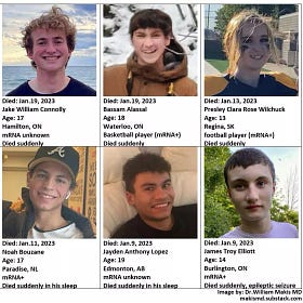 In memory of young Canadians who unexpectedly died since January 2022: Part 1 (page is being created)