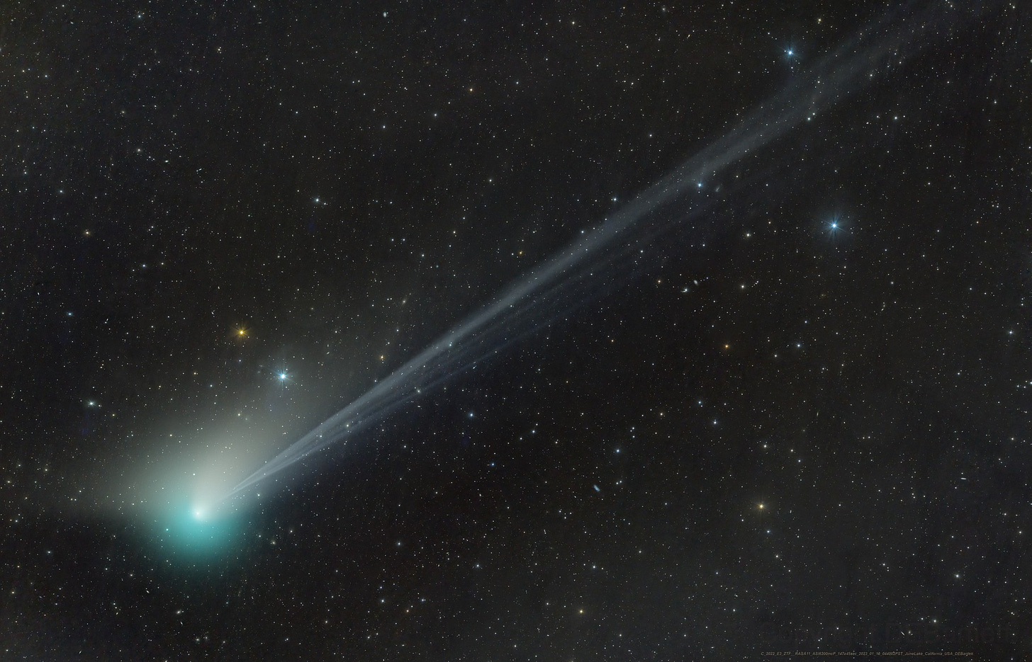 Comet C/2022 E3 (ZTF) from January 18th, 2023