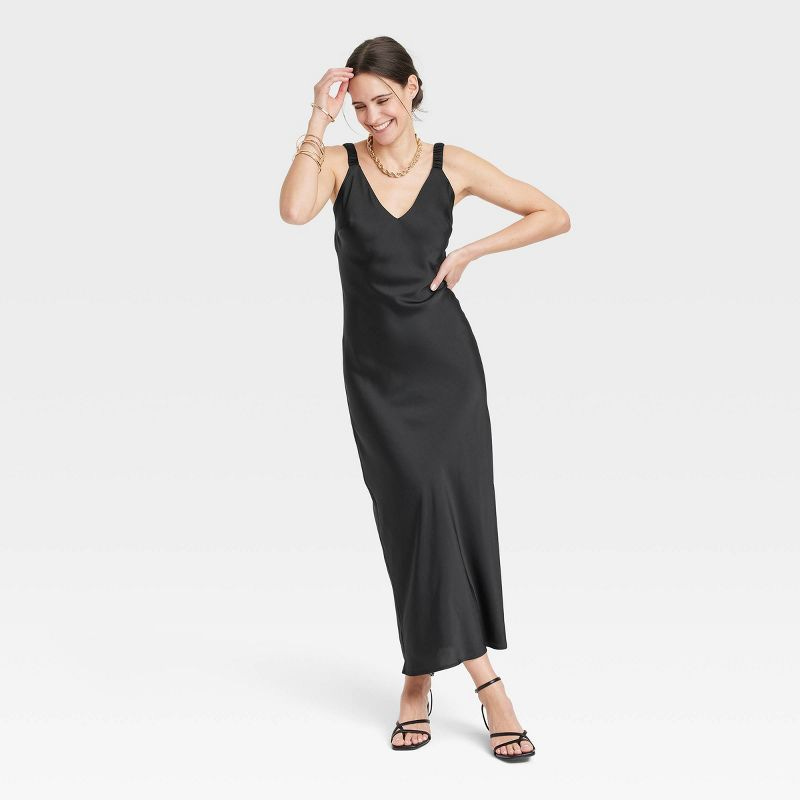 Women's Midi Perfect Slip Dress - A New Day™, 1 of 8 Women's Midi Perfect Slip Dress - A New Day™, 1 of 8