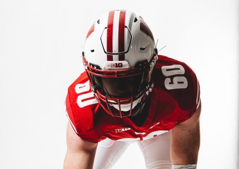 Wisconsin Football defensive line commit Hank Weber