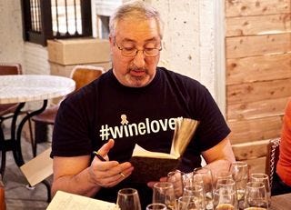 Tasting host, Roy Hersh Tasting host, Roy Hersh