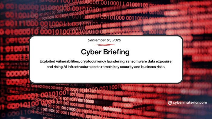 Cyber Briefing for September 1, 2026 – CyberMaterial