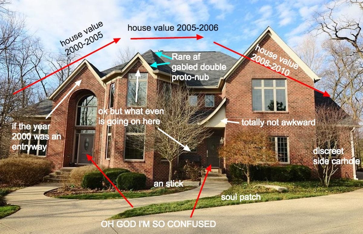 The Worst McMansion Sins, From Useless Pilasters to Hellish Transom Windows The Worst McMansion Sins, From Useless Pilasters to Hellish Transom Windows