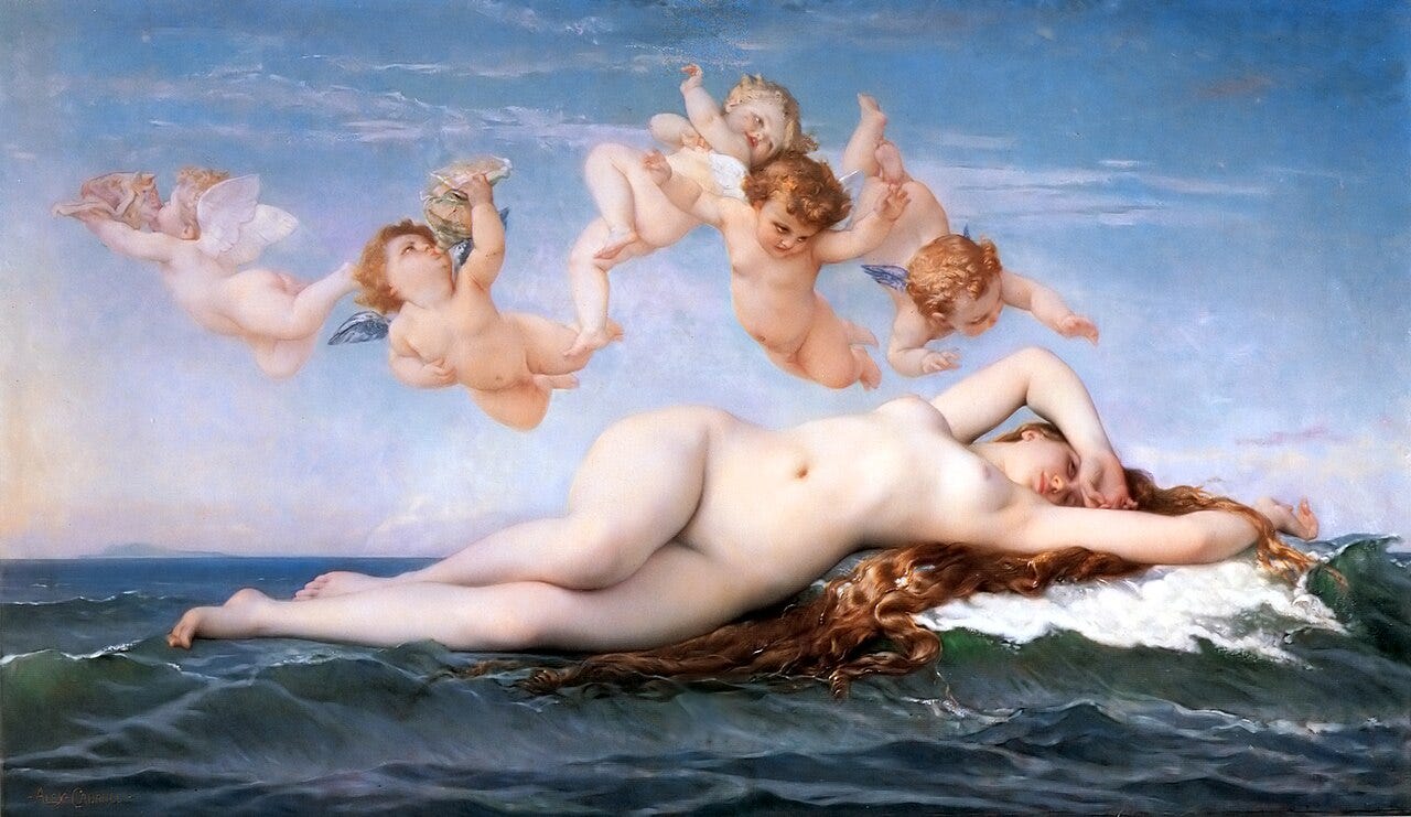 Cabanel Birth of Venus academic art
