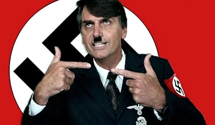 A quixotesca luta da esquerda para associar Bolsonaro ao nazismo
