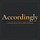 Accordingly