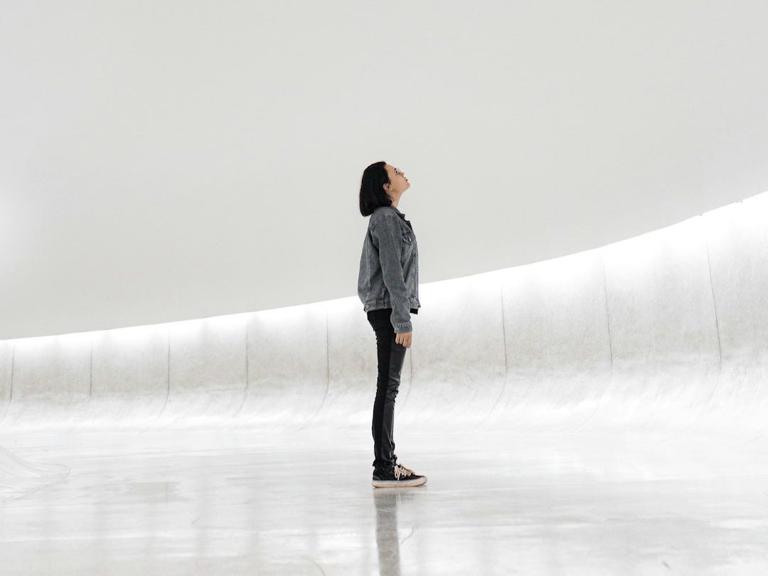 woman standing on ice woman standing on ice