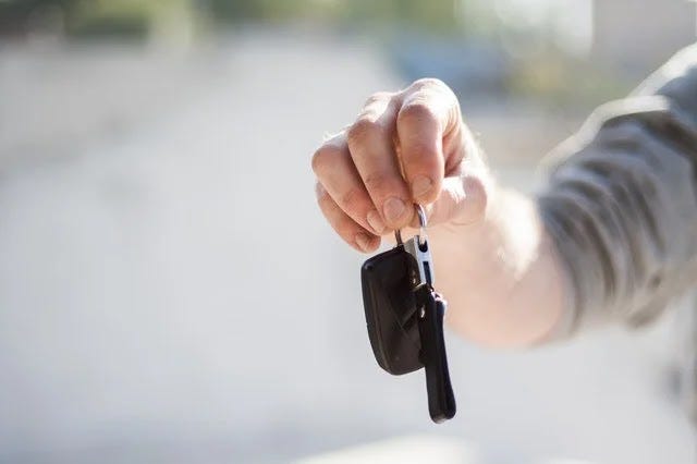 Cheap car rental (billig hyrbil) keys