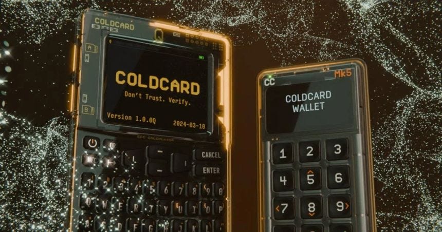 ⚠️ $38M stolen from Coldcard wallets.  An attacker exploited a flaw in Coldcard's key generation to steal 594 $Bitcoin (BTC.CC)$ (~$38M) from around 500 single-signature wallets in a 25-minute sweep.  The vulnerability affected wallet seeds generated on Coldcard Mk3 devices running firmware 4.0.1 or later. Coinkite says Mk4, Q, and Mk5 are not affected based on its early analysis.  The attacker consolidated 562 $BTC into a single address, which has not moved.