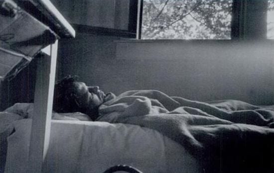 Kerouac Sleeping by Robert Frank 1958 via ::: wood s lot ::: "the fitful  tracing of a portal"