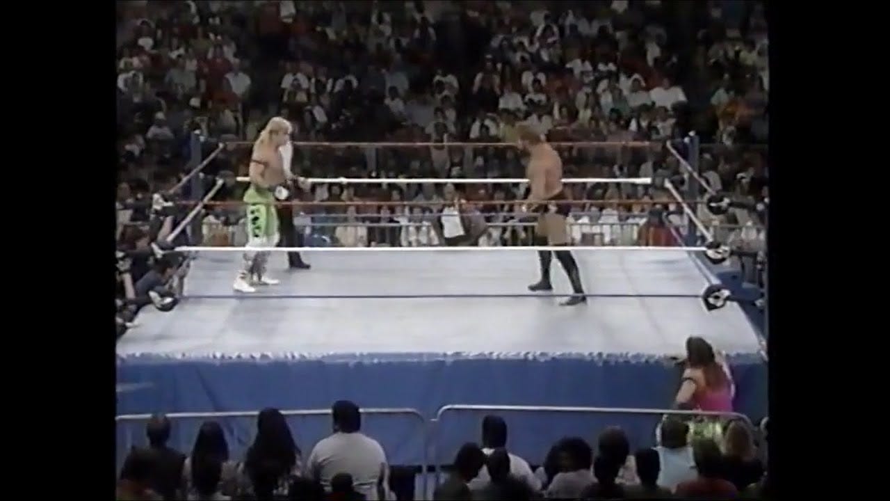 Shawn Michaels vs Ted DiBiase Prime Time May 14th, 1990 - YouTube