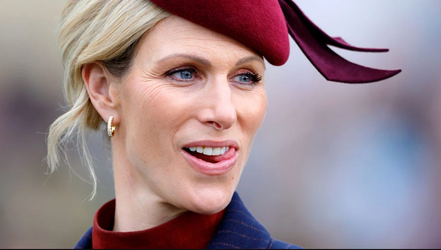 Zara Tindall smiling