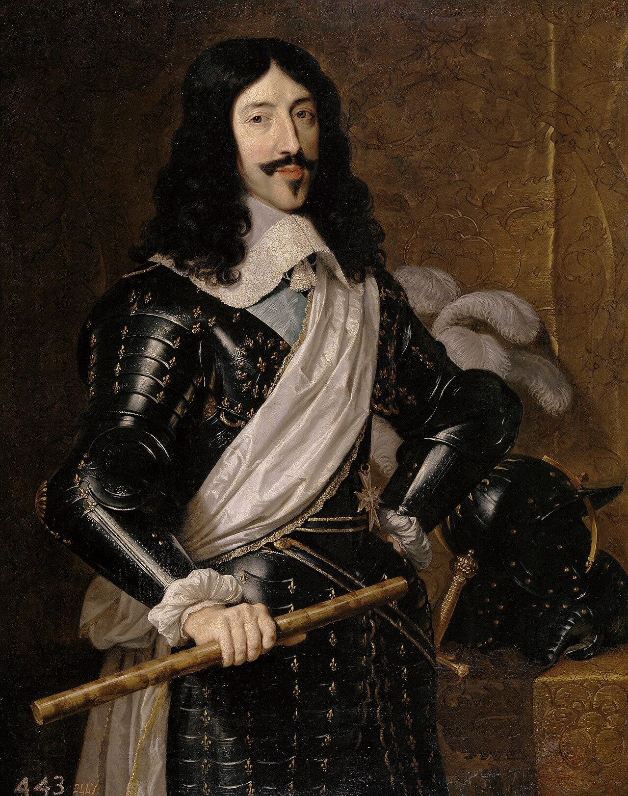 Portrait of Louis XIII in his 34th year Portrait of Louis XIII in his 34th year