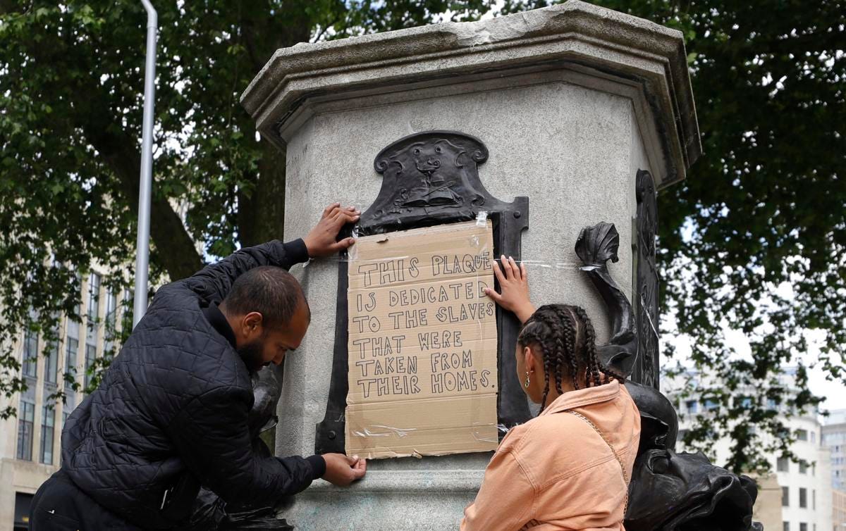London may remove statues as Floyd's death sparks change London may remove statues as Floyd's death sparks change