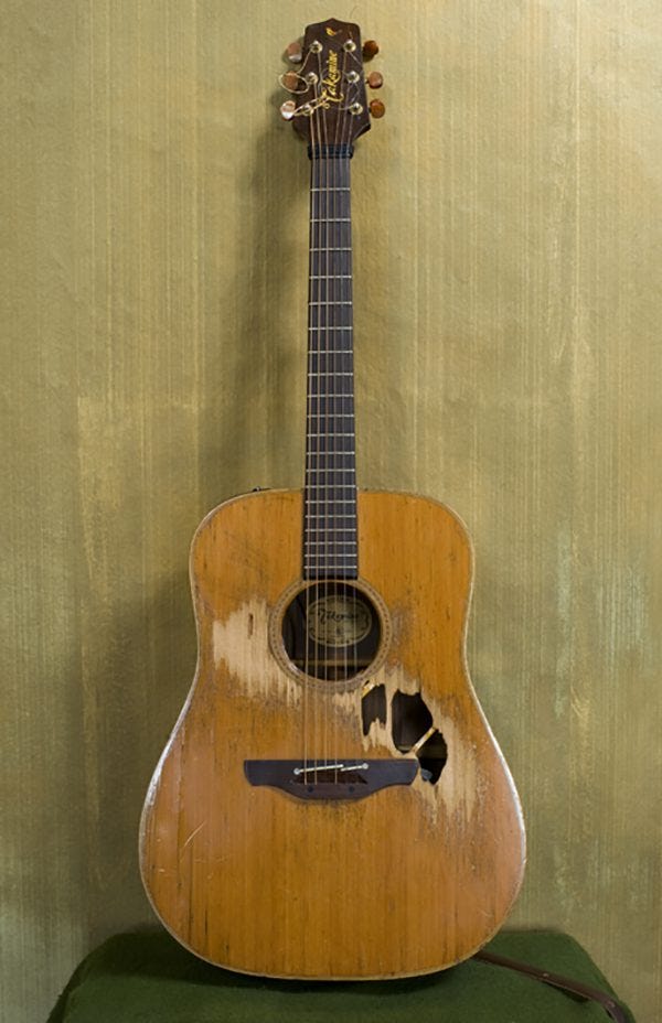 Glen Hansard’s Takamine NP15 guitar
