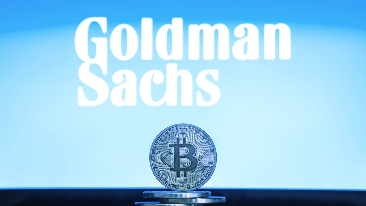 Goldman Sachs and Bitcoin. Image: Shutterstock