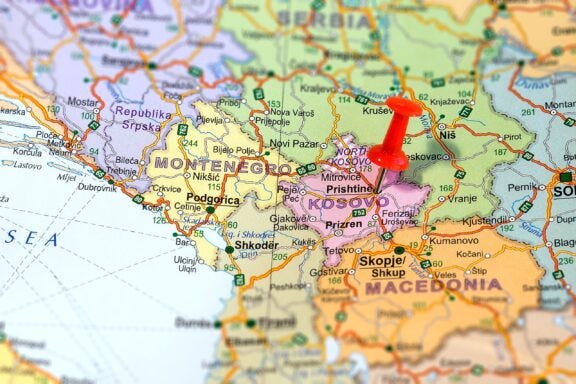 Kosovo on the World Map