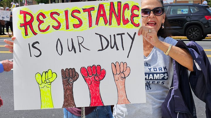 Power to the People showing up in Caldwell, NJ. h/t Edie