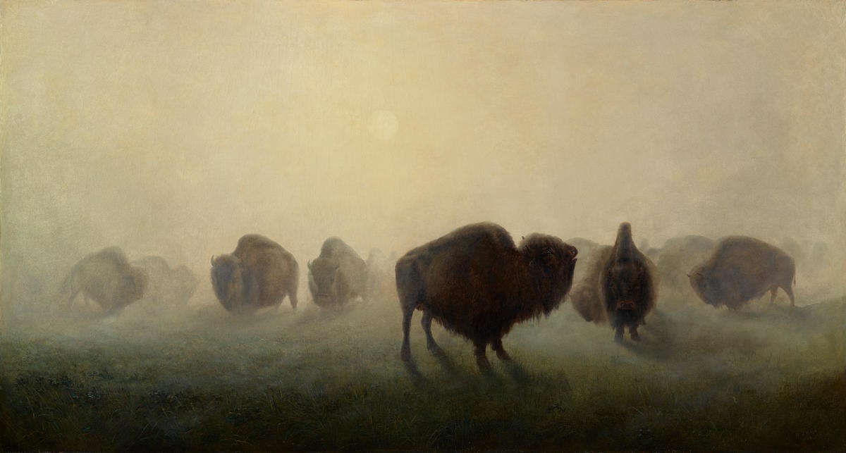 Herd of Buffalo, 1862 by William Jacob Hays - Paper Print - Custom Prints  from the Denver Art Museum - Custom Prints and Framing From the Denver Art  Museum