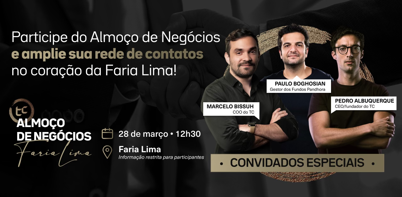 Participe do almoço de negócios