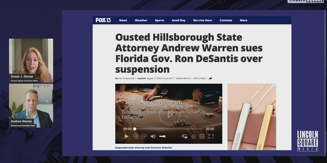 MAGA's War on Justice — and How We Fight Back | First Draft with Susan J. Demas and Andrew Warren