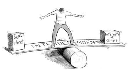 Independence. In Dependence. Interdependence. | be naked.