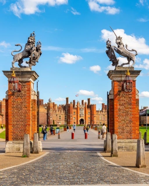 May be an image of 5 people and castle