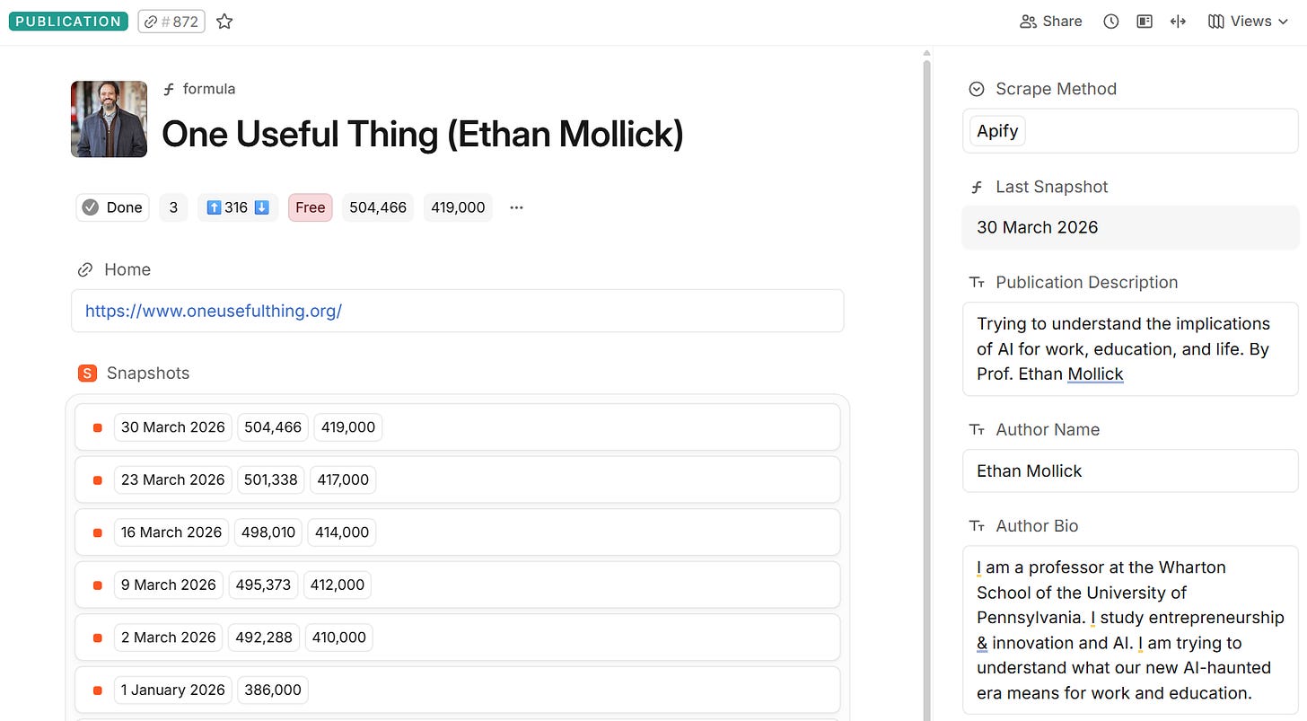 Screenshot of Fibery entity