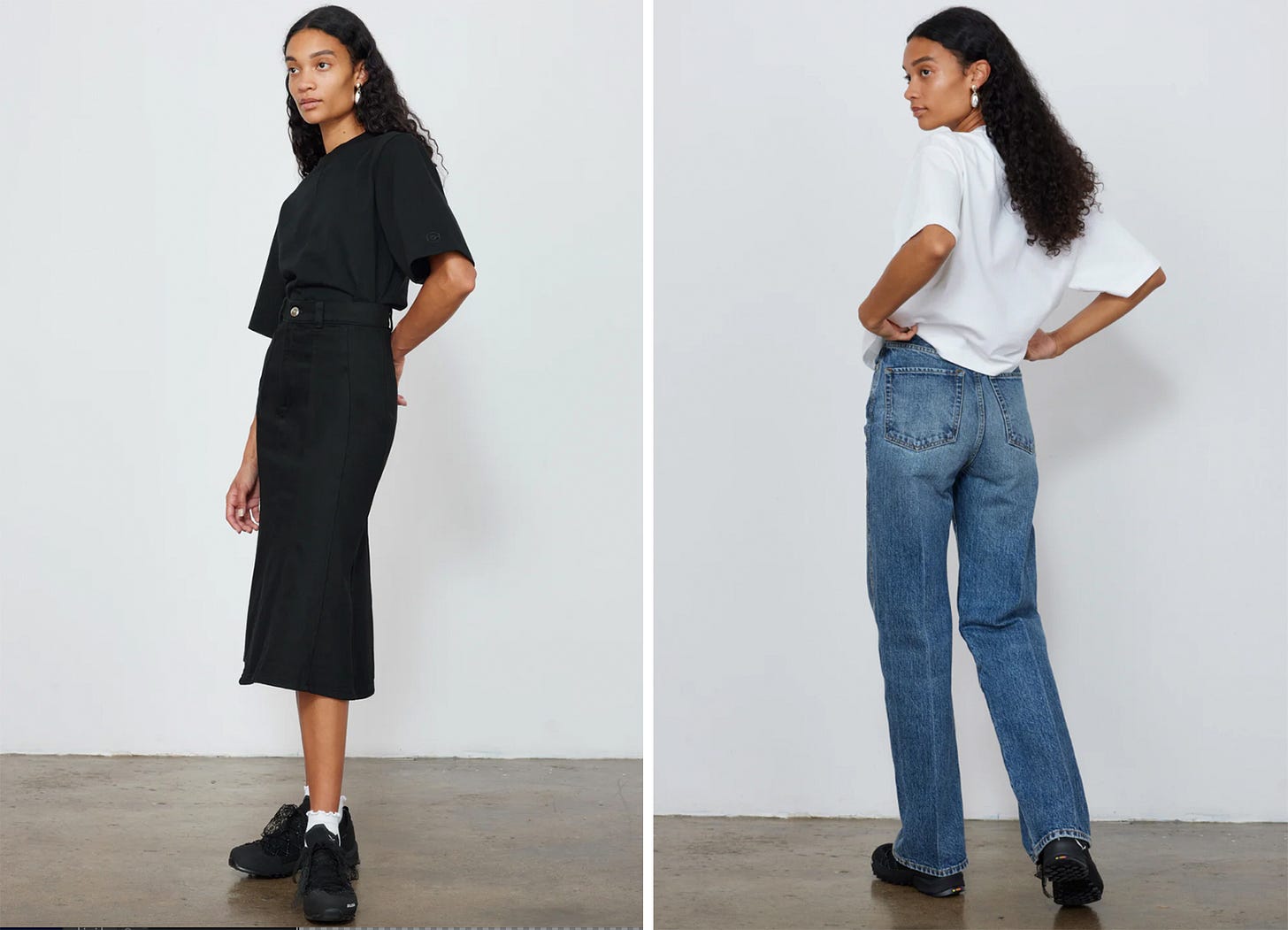 Ruadh Staffa denim skirt and Quinn jean Ruadh Staffa denim skirt and Quinn jean