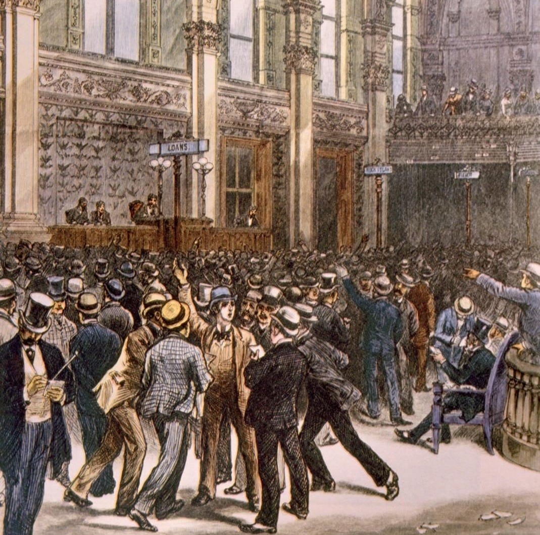 The New York Stock Exhange During The Panic Of 1893 History - Item # VAREVCS4DNEYOEC014 - Posterazzi