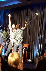 Chad and Gabe take an epic selfie