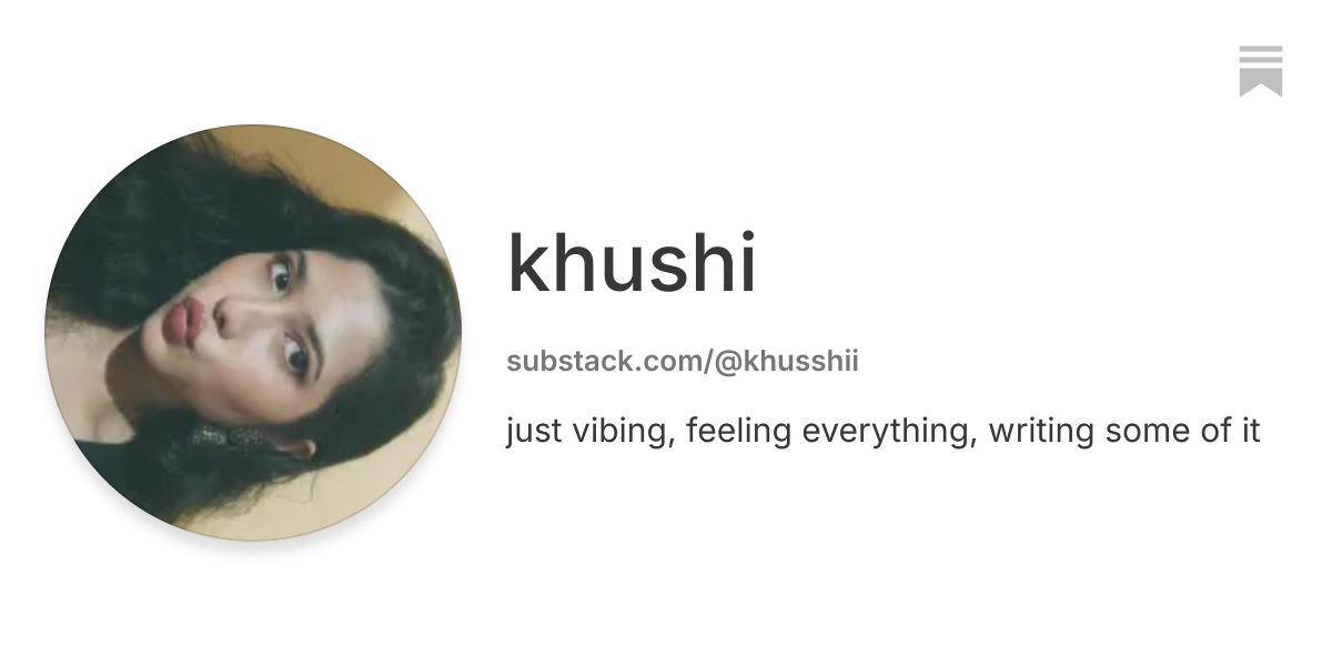 khushi | Substack