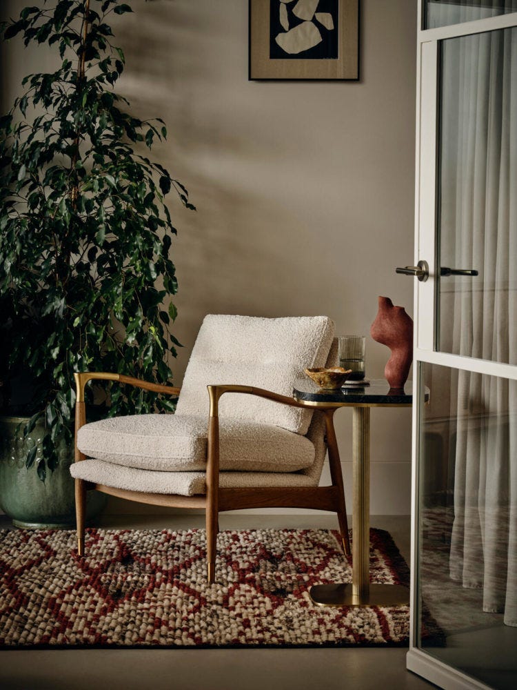 theodore boucle armchair from soho house theodore boucle armchair from soho house